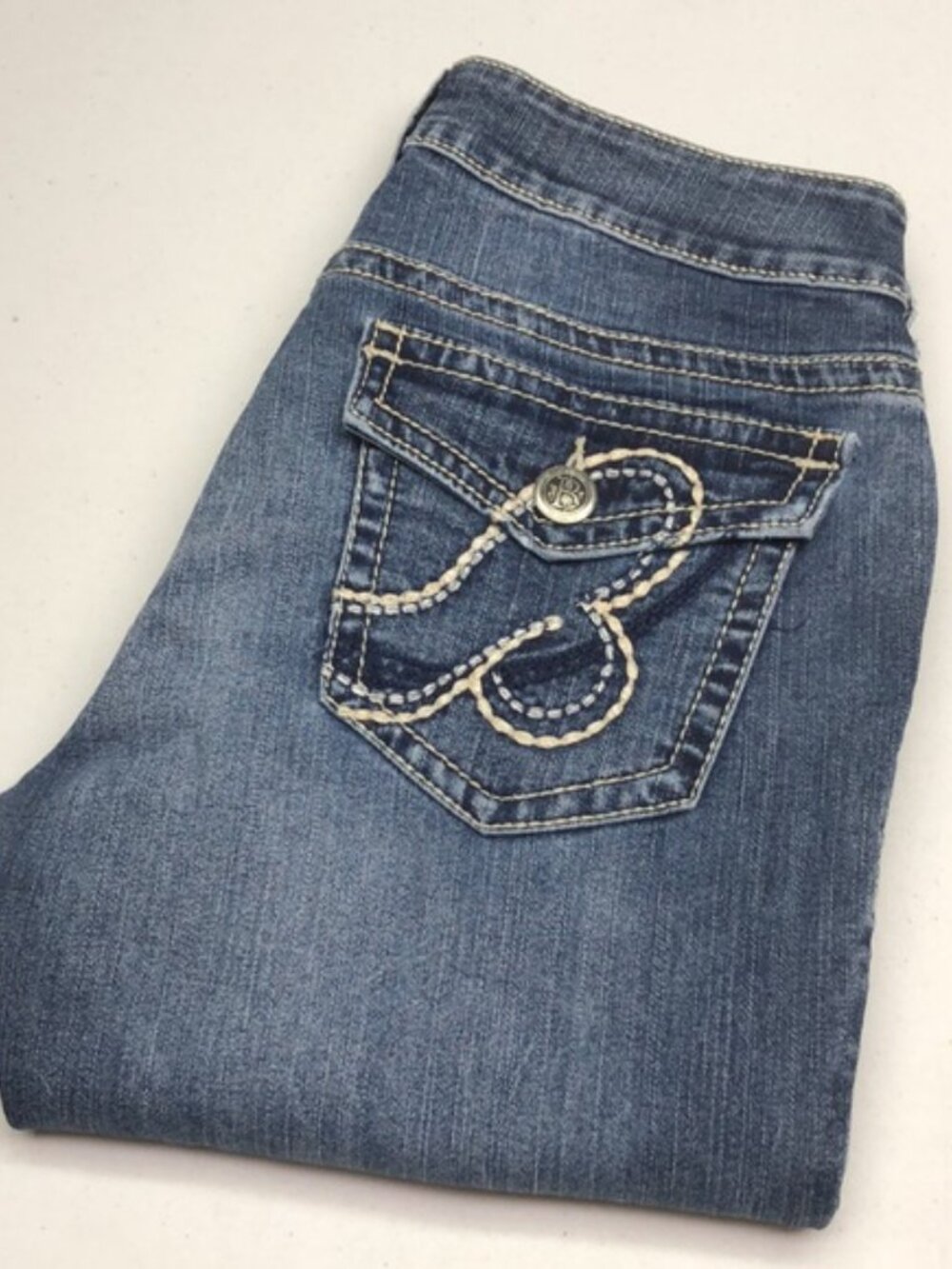 BOOTLEGGER DREYFUS ANKLE CROP FLAP POCKET JEANS 27x26 ⭐️